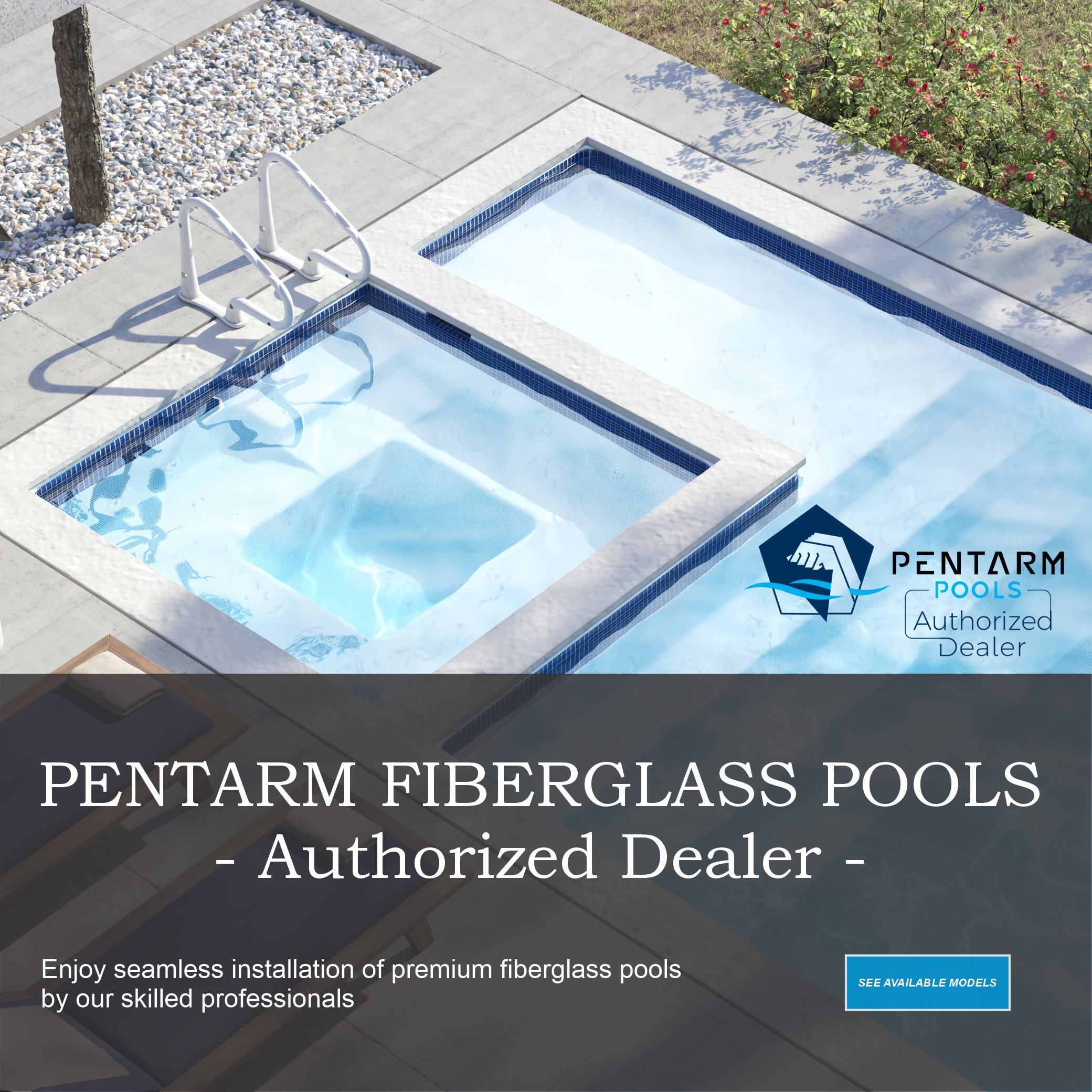 Pentarm Authorized Dealer London, Fiberglas pools