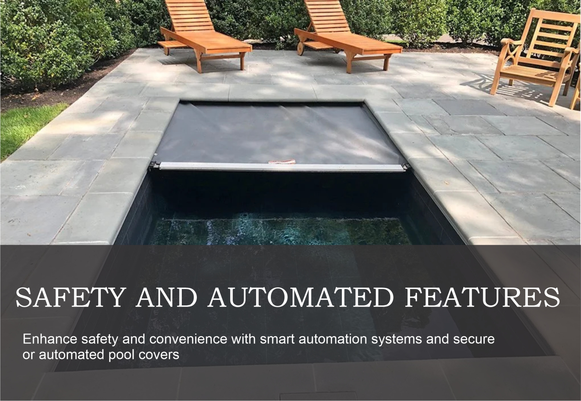 Automated pools cover London